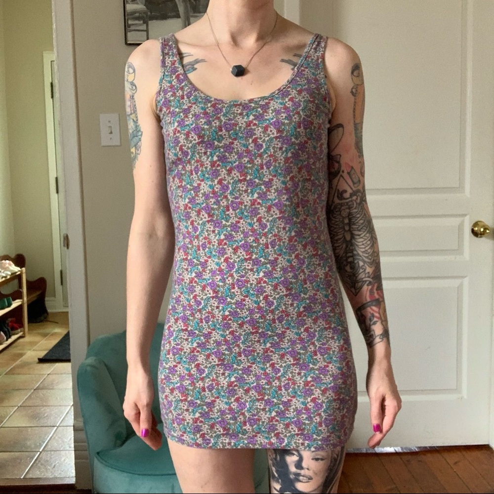 Billabong Cute Floral Print Tank Dress